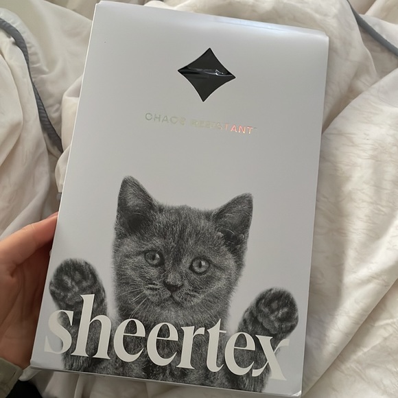 Sheertex micro dot sheer rip-resist tights size xs black - Picture 3 of 3